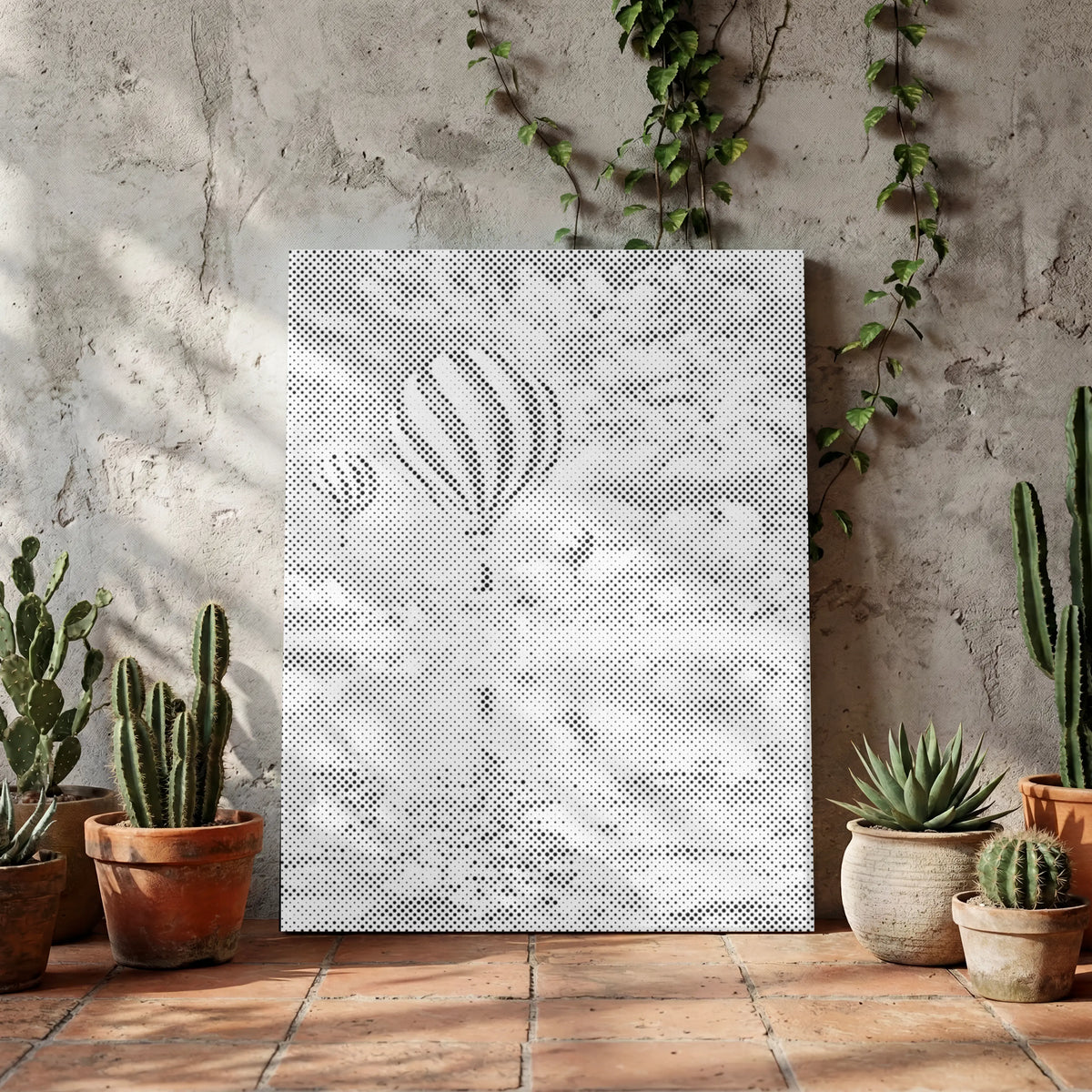 Balloons over the Sea | Dot Painting