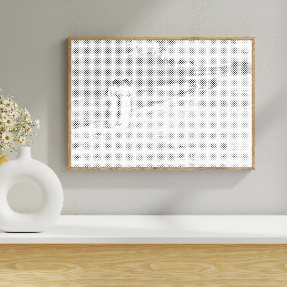 Summer Evening on Skagen's Beach, PS Krøyer | Dot Painting Kit finished dot painting artwork