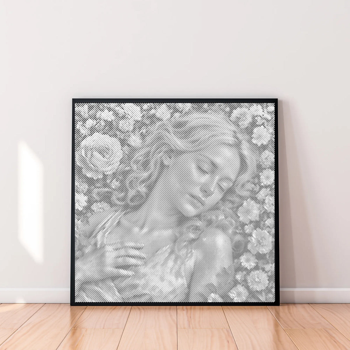 Sleeping Beauty in a Sea of Roses | Dot Painting Kit finished dot painting artwork