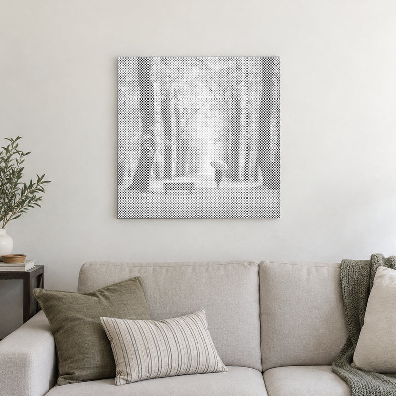Autumn Forest | Dot Painting Kit finished dot painting artwork