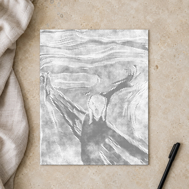 Edvard Munch The Scream | Dot Painting Kit finished dot painting artwork
