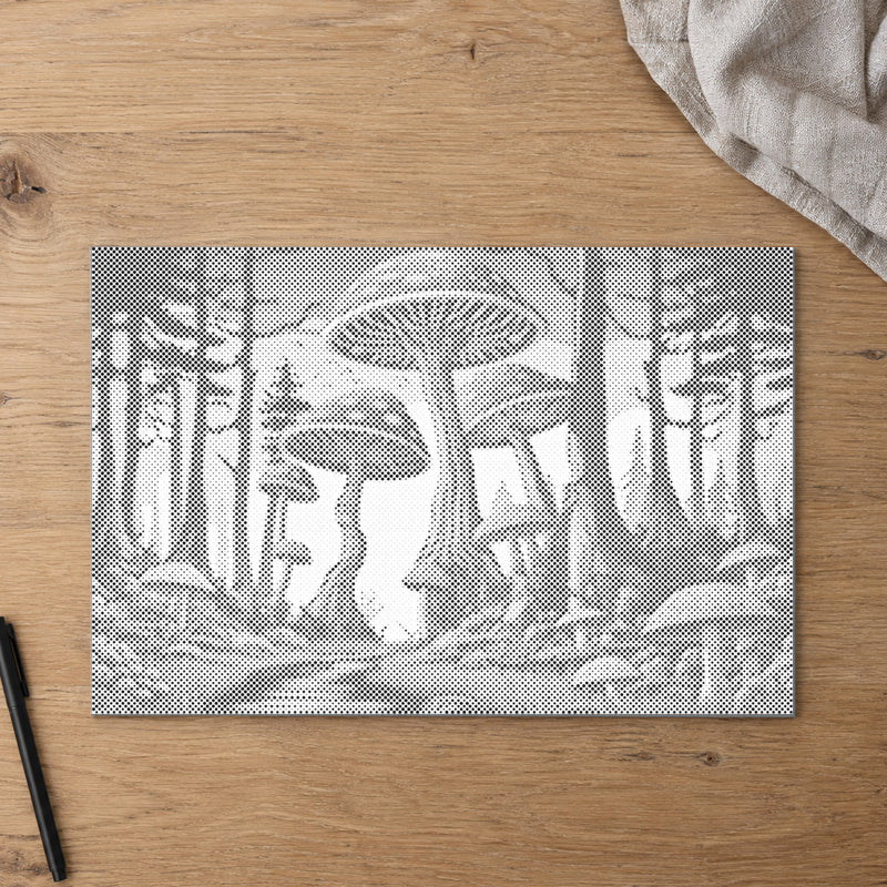 Mushrooms | Dot Painting Kit finished dot painting artwork