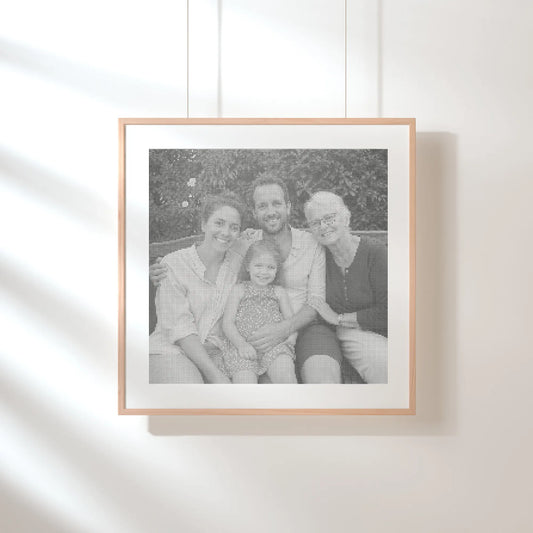 Your Photo as a Square Dot Painting