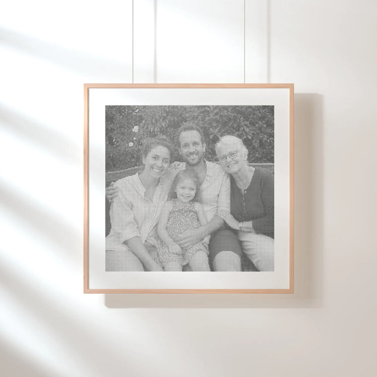 Your Photo as a Square Dot Painting